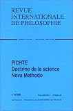 Fichte, doctrine de la science Nova