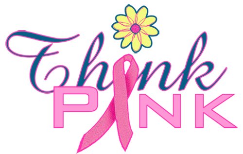 Think Pink Breast Cancer Awareness Wrist Temporary Tattoo Pack - 6 Tattoos per Pack