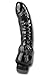 Orion 551872 Black Hammer,  Schwarzer Vibrator. Softes Gleitmaterial. Biegsame 22 cm lang, &Oslash; 3 cm-4 cm. Stufenlos regelbar.