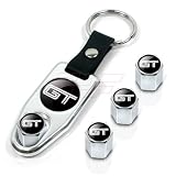 Ford GT Logo Wrench Keychain & Tire Valve Caps Set