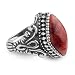 Carolyn Pollack Sterling Silver Color Connections Radiant Red Ring