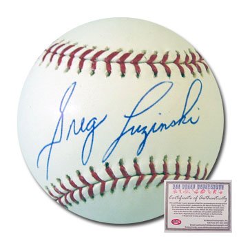 Greg Luzinski Philadelphia Phillies MLB Autographed Rawlings Baseball