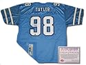 Lawrence Taylor North Carolina Tar Heels Autographed Authentic Nike Blue Jersey