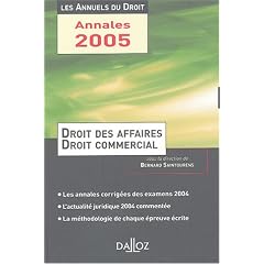 Droit des affaires, droit commercial 2005