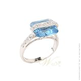 STUDIO 925: *BLUE LAGOON FIREBOLT RING*