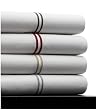 Pinzon 400-Thread-Count 100% Cotton Sateen Hotel Satin Stitch Queen Sheet Set, Silver Grey
