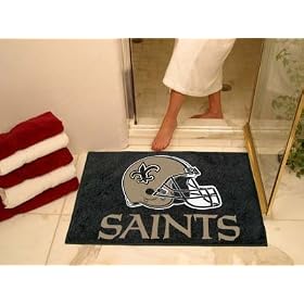 New Orleans Saints NFL 34" x 45" All-Star Area Rug Floor Mat