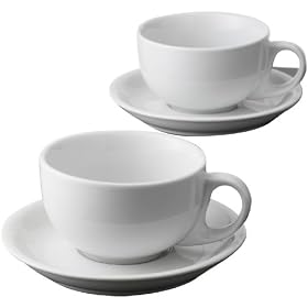 Aida Aroma Cappucino Cup with Saucer in Giftbox, 2 Pieces