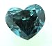 Heart Cut Loose Diamond (1.24 Ct, BLUE(IRRADIATED) Color ,SI2 Clarity)