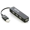 バッファローコクヨサプライ Arvel USB2.0対応4ポートバブ バスパワー ブラック H431BK