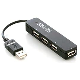 バッファローコクヨサプライ Arvel USB2.0対応4ポートバブ バスパワー ブラック H431BK