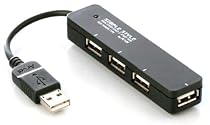 バッファローコクヨサプライ Arvel USB2.0対応4ポートハブ バスパワー ブラック H431BK