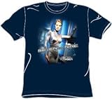 Star Trek Voyager SEVEN OF NINE Adult Navy T-shirt Tee Shirt