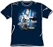Star Trek Kids Size Voyager SEVEN OF NINE Youth Navy T-shirt Tee Shirt