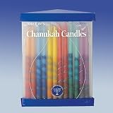 Set Of 45 Hand Dipped Mulit-Colored Chanukah Candles #C-31/M