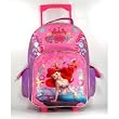 Disney Little Mermaid Rolling Backpack - Full Size Ariel Wheeled Backpack - Jewel