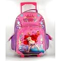 Disney Little Mermaid Rolling Backpack - Full Size Ariel Wheeled Backpack - Jewel