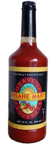 Bloody Mary Mix, Dave's Gourmet Insane Mary Spicy Bloody Mary Mix Is the Thick, Rich, and... by Dave's Gourmet