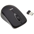 AmazonBasics Wireless Mouse with Nano Receiver Black