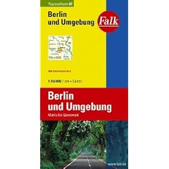 Falk Regionalkarte Berlin und Umgebung 1:150 000 M�ritz bis Spreewald