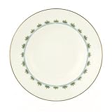 Lenox Colonial Bamboo Gold Banded Bone China Pasta Bowl/Rim Soup
