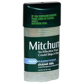 Mitchum Anti-Perspirant & Deodorant, Clear Gel, Rainstorm, 2.25 oz (63 g)