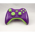 GLOSS PURPLE/GREEN Xbox 360 Modded Controller (Rapid Fire) COD MW3, Black Ops, MW2, MOD GAMEPAD