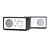 Tivoli Audio Model Two AM / FM Radio, Black/Silver Finish