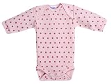 Produkt-Bild: Cotton People organic Unisex - Baby Babybekleidung/ Unterw&auml;sche/ Bodys  Langarm-Babybody, Gr. 62/68 (2-6 m), Mehrfarbig (Druck "rote Punkte" )