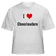I Love/Heart Cheerleaders Adult T-Shirt Various Colors