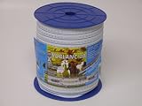 Agricultural & Excavating Tools: 3/4" White Polytape for Electric Fence - Rublanc 20