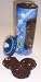 Gourmet Food : Scott's Cakes 1 lb. Chocolate White Chocolate Chip Cookies in a Blue Christmas Canister