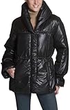 IZOD Women's Cocoon Serrated Nylon Puffer Jacket