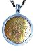 Brass and Copper Caduceus Intelligence Mercury Talisman Amulet Pendant Necklace Boxed