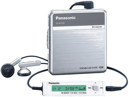 Panasonic D‐SOUND ポータブルMDプレーヤー シルバー SJ-MJ100-S