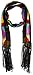 Laurel Burch LBS-154B Authentic Silk Art Scarf, Rainbow Horses
