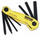 Pedro's Folding Hex Bicycle Wrench Set with Screwdrivers by Pedro's
