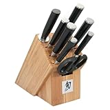 Shun DM2004B Classic 9-Piece Knife Set with Bamboo Block