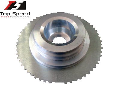 BMW E30 325i is ix ic 87-91 LIGHT WEIGHT UNDERDRIVE PULLEY WITH TIMING DAMPER *** USE STOCK BELT