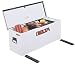 Delta 810000 White Compact Steel Portable Lock-Down Hopper Utility Chest with Mounting Brackets Delta 810000 White Compact Steel Portable Lock-Down Hopper Utility Chest with Mounting Brackets