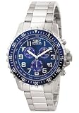 Invicta Men’s 6621 II Collection Chronograph Stainless Steel Blue Dial Watch