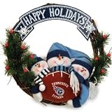Tennessee Titans 20'' Three Snowmen Football Family Wreath