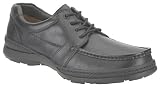 Clarks Mens Line Path Black Leather 9 UK