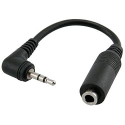 Universal 2.5 Male to 3.5 Female Headphone/Adaptor