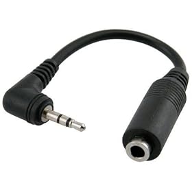Generic-Universal 2.5 Male to 3.5 Female Headphone/Adaptor