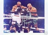 MICHAEL MOORER AUTOGRAPHED BOXING AWESOME PHOTO VS EVANDER HOLYFIELD (BOXING)