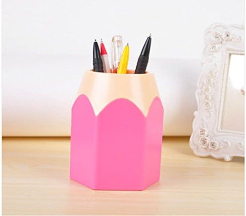Pen Vase Pencil Pot Makeup Brush Holder Stationery Tidy Container Desk