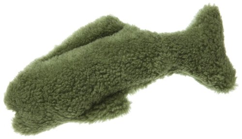 West Paw Design Targhee Trout Squeak Toy for Dogs, Pea Pod