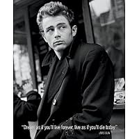 James Dean Movie Dream Quote Poster Print