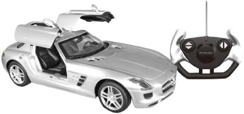 Kid Galaxy Mercedes-Benz SLS AMG R/C Car, 1:14 Scale, Silver